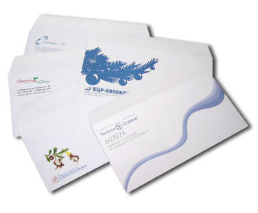 конверты с логотипом